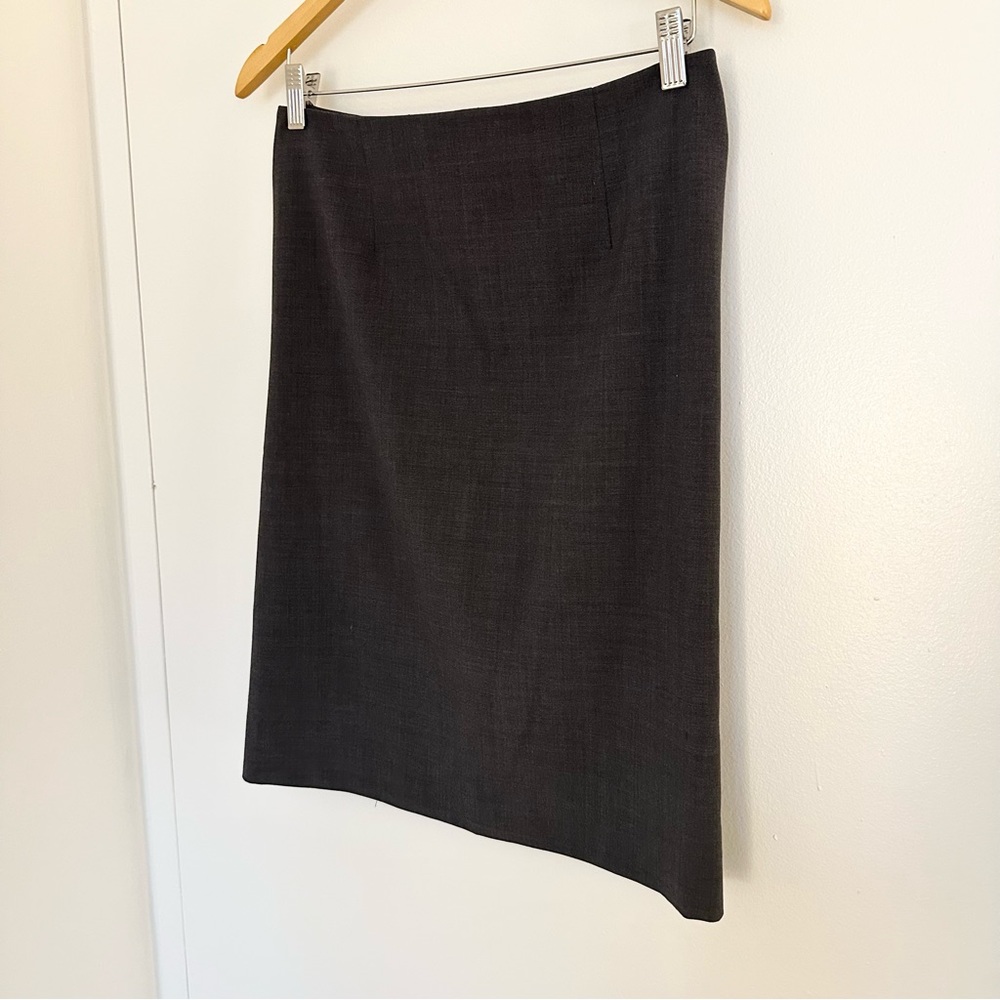 Theory Golca 2 Urban Pencil Wool Blend Skirt - Picture 5 of 14